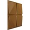 Ekena Millwork 19 5/8in. W x 19 5/8in. H Edinburgh EnduraWall Decorative 3D Wall Panel Covers 2.67 Sq. Ft. WP20X20EDDVG - alternate 2
